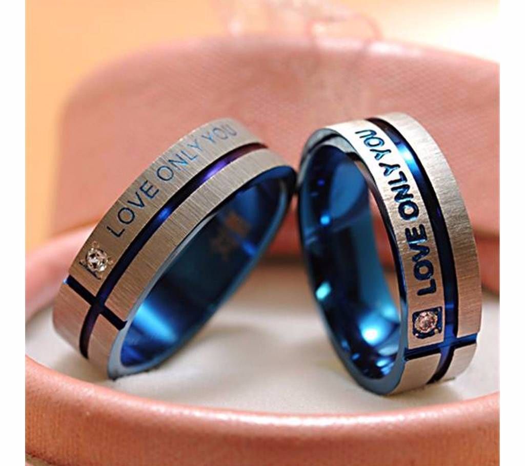 LOVE ONLY YOU couple finger ring (2 pieces) 