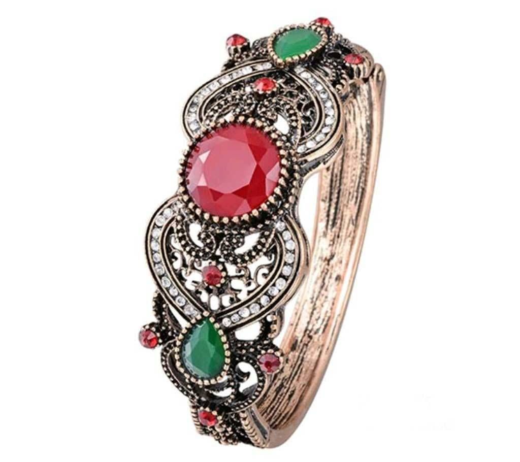 Antique Gold-Color Bohemia Indian Bangle