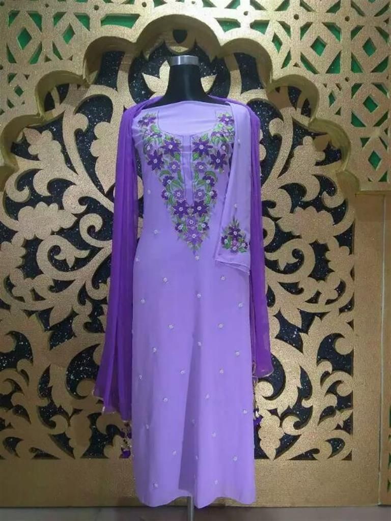 Unstitched Embroidery Linen Two Pcs