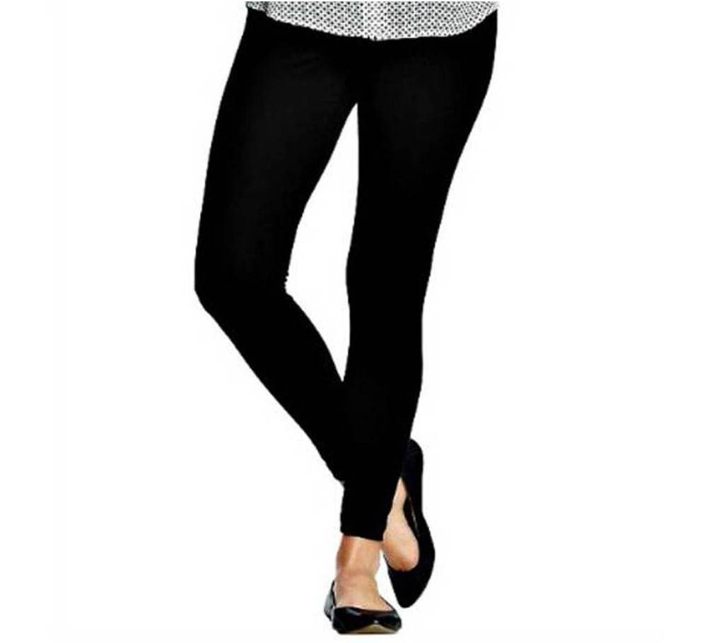China Linen Leggings - Black