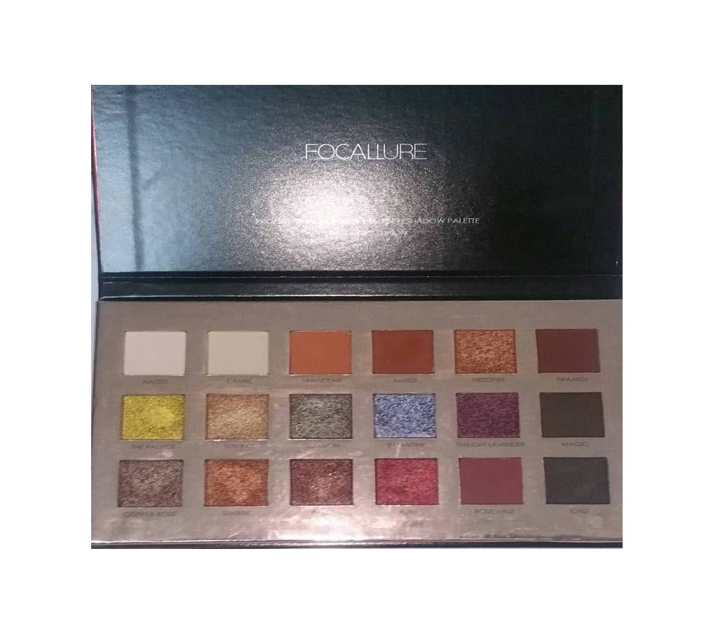 FOCALLURE EYE SHADOW - 18 shade full Functional Palette