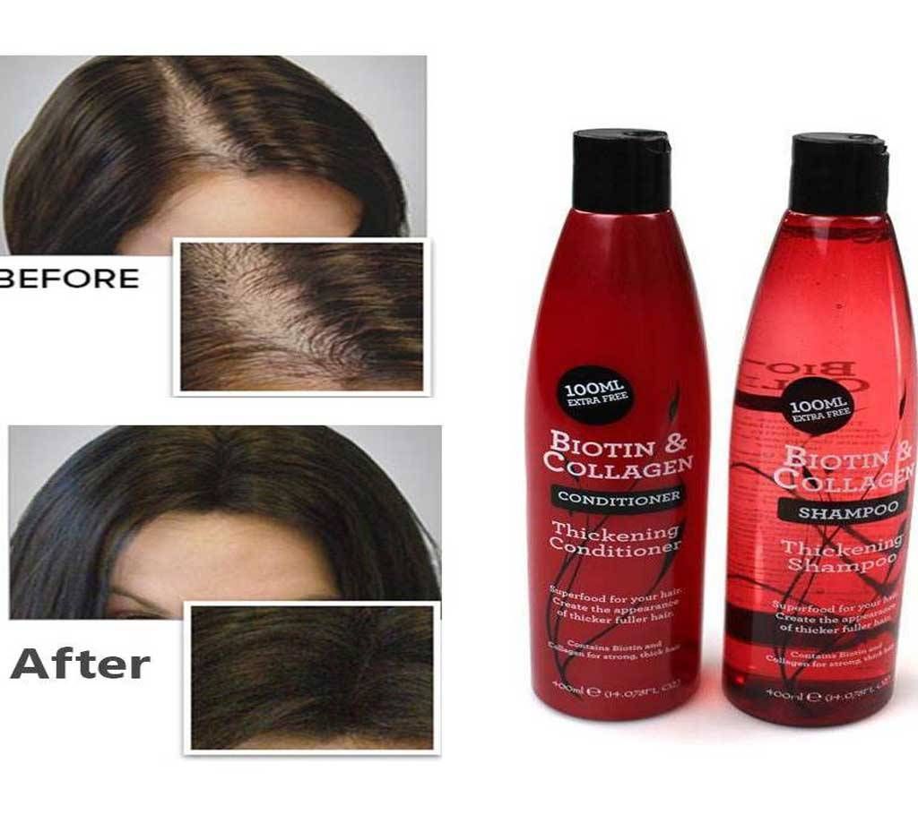 Biotin & Collagen Shampoo And Conditioner 500ml UK