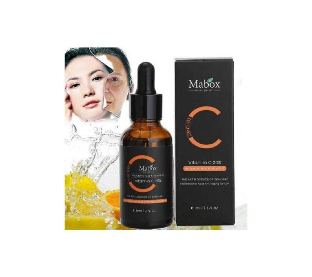 Vitamin C Serum Mabox Anti-Wrinkle Face Serum (30ml), China