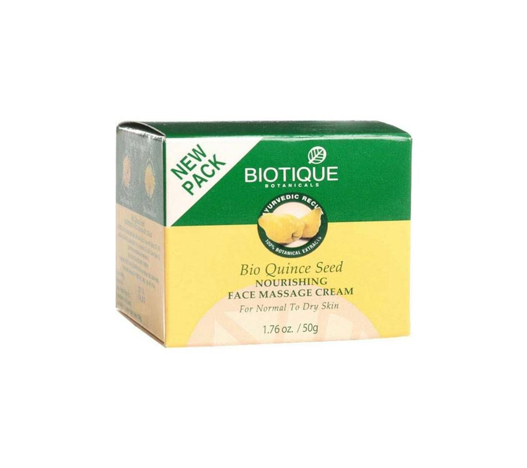 BIOTIQUE BIO QUINCE SEED Nourishing Face Massage Cream