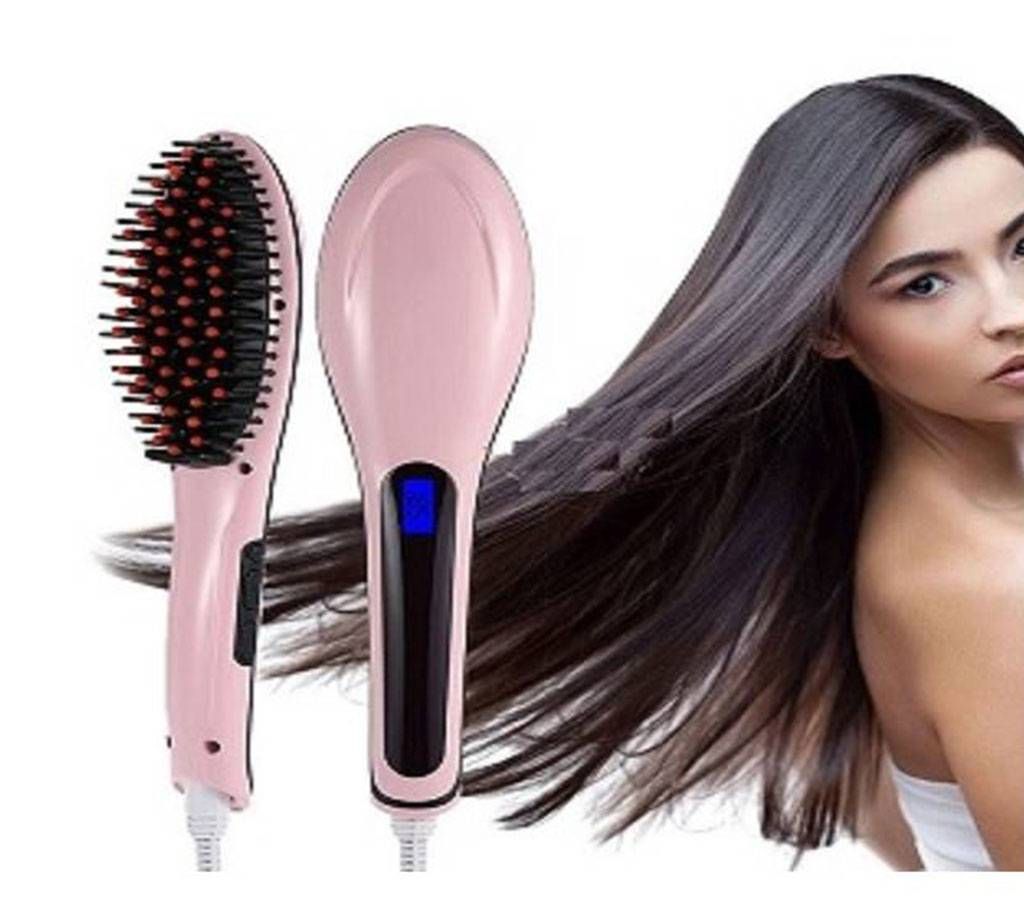 Ceramic Hair Straightener - Light Pink