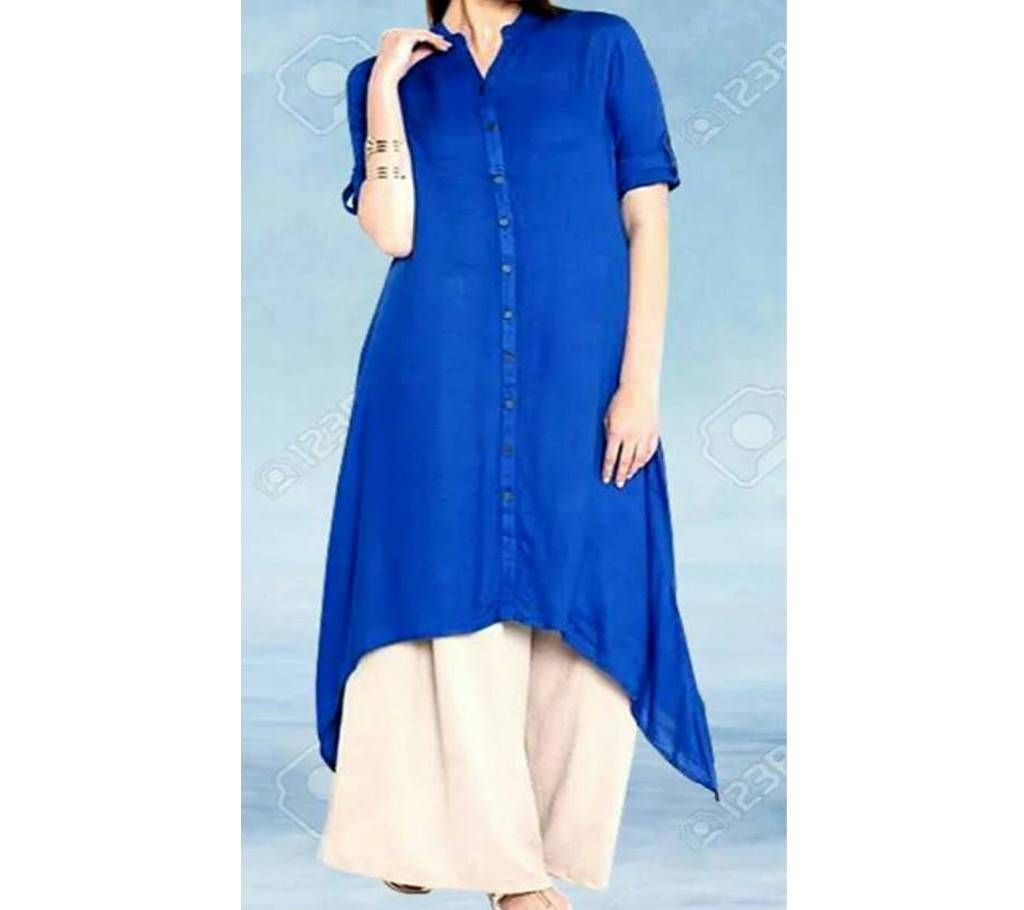 Buttersilk Stiched Kurti with Palazzo