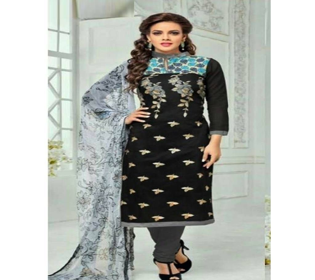 Unstitched block printed Rajdhani voyel cotton Salwar Kameez St block-8031 Copy