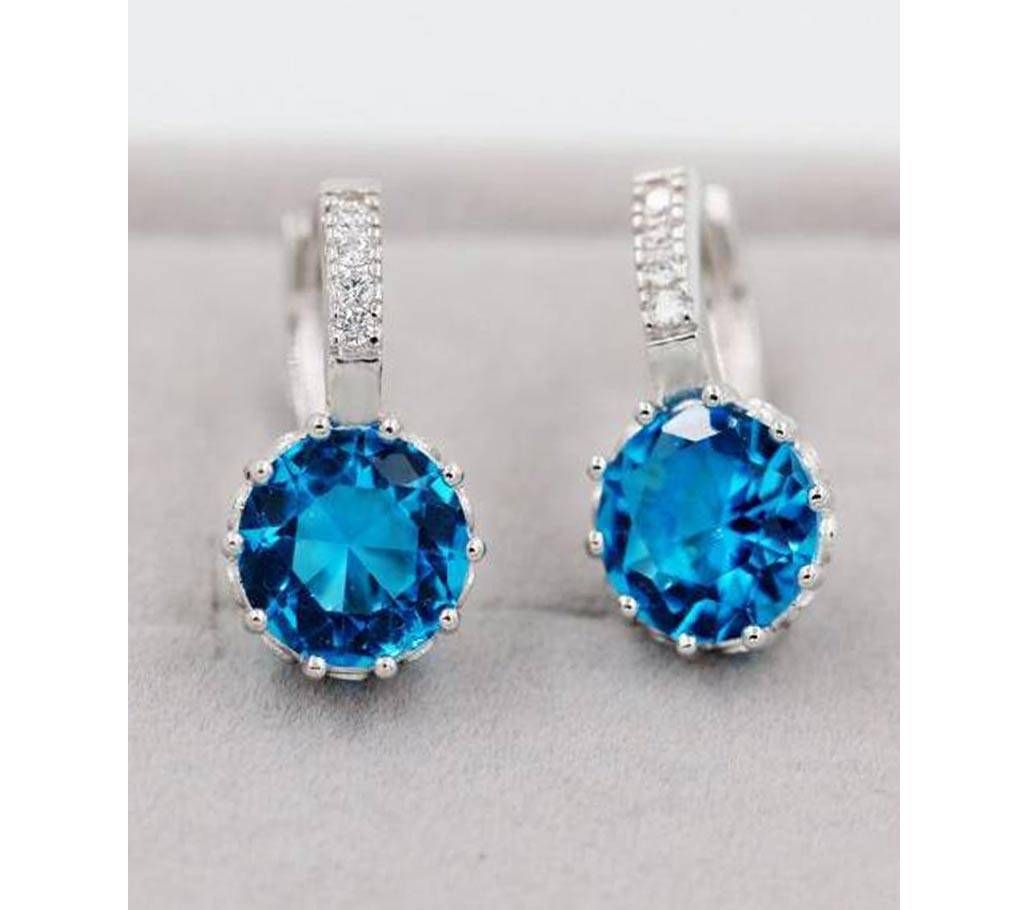 Blue Crystal Women's Earrings
