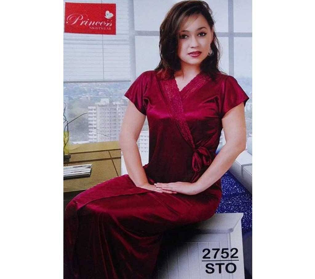 Indian 2 Parts Satin Night Wear / Nighty