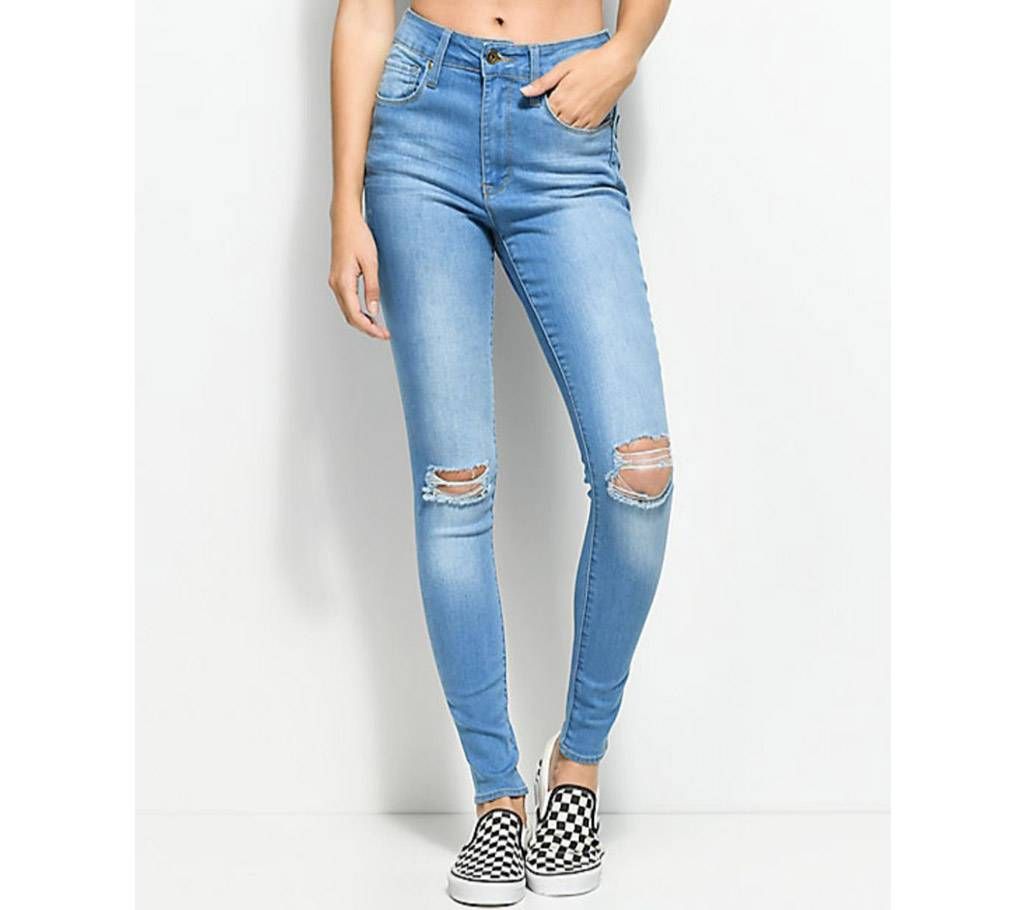 Ladies Denim Light Blue jeans 