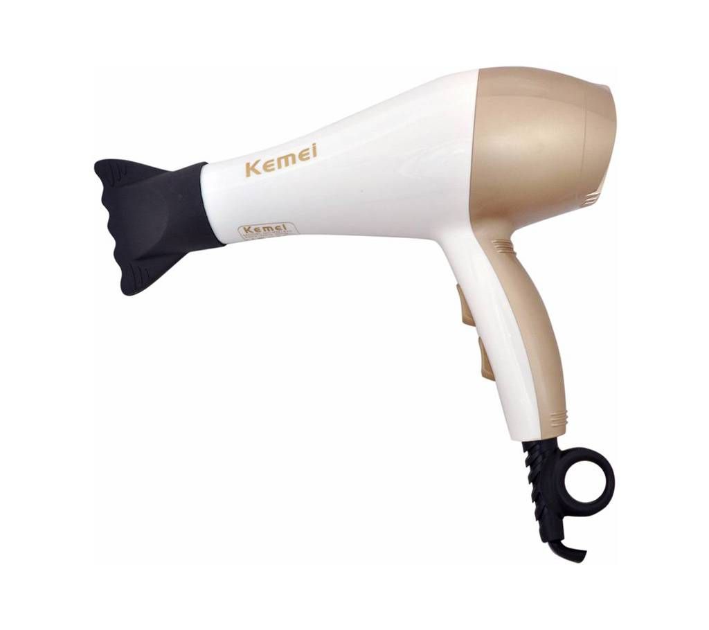 Hair Dryer Kemei KM-810 - White and Gold