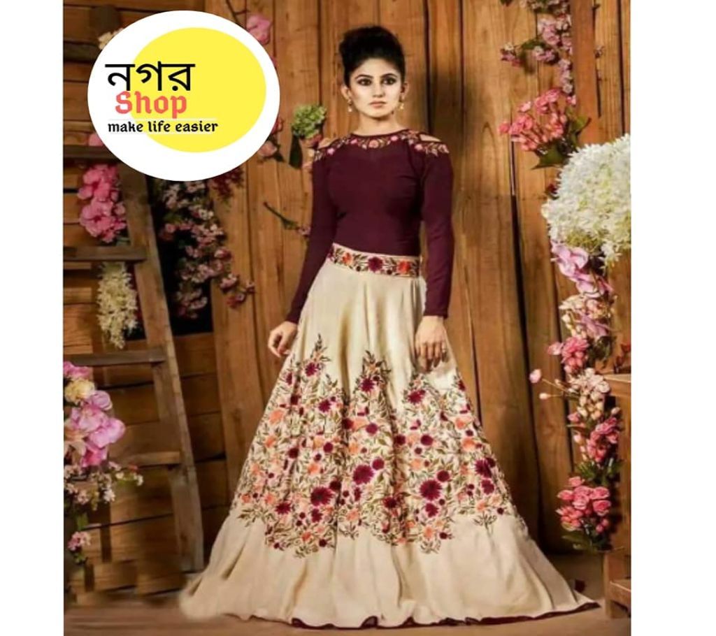 Indian Semi Stitched Georgette Gown (Copy)