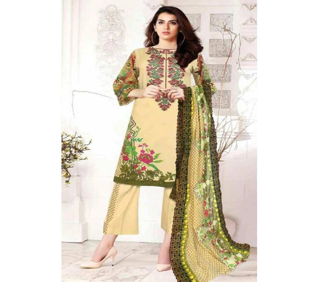 Johra Muse PK Bright Angle JH 121B Unstitched Three Piece - Copy