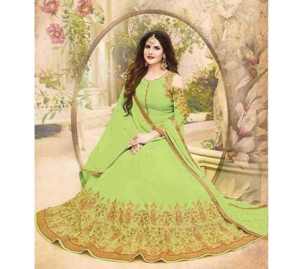 Unstitched Indian Chiffon Georgette Three piece