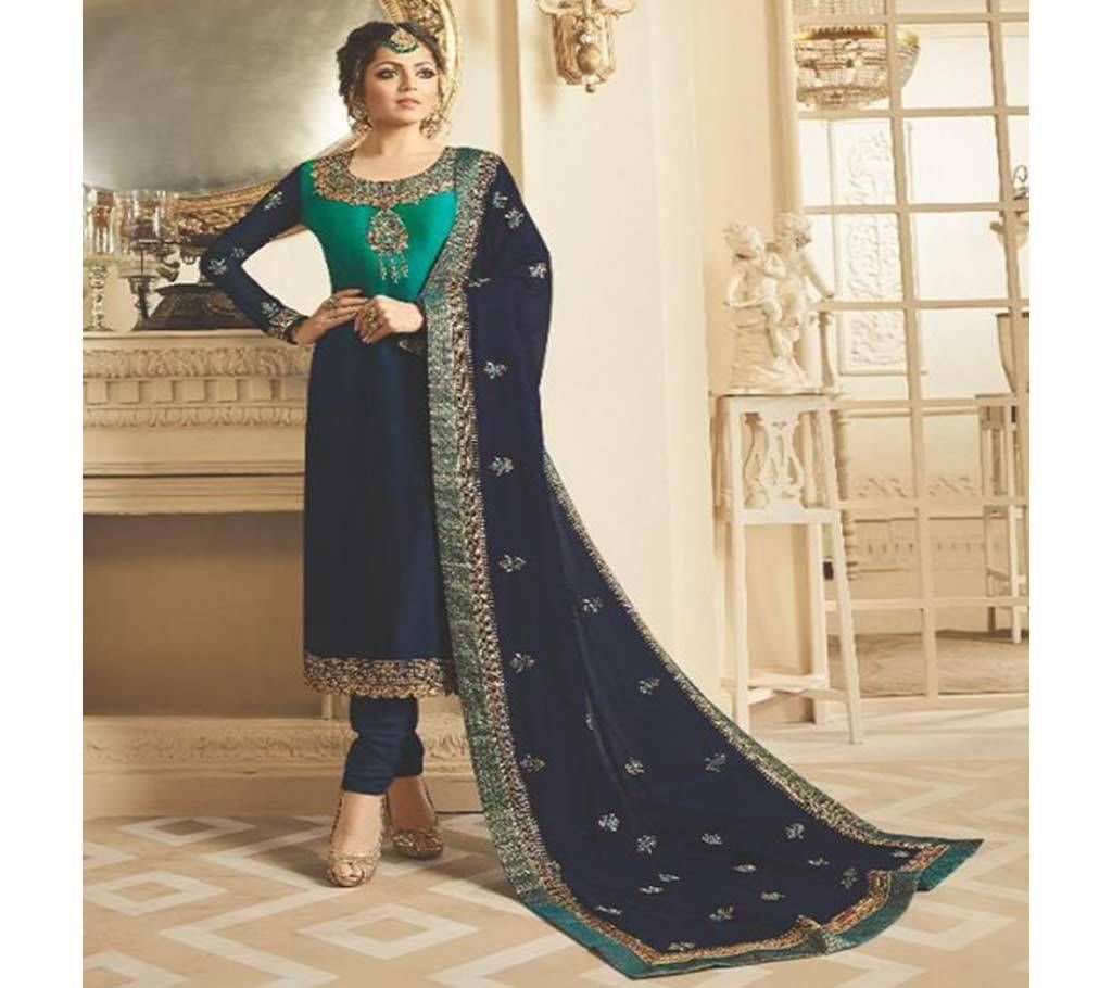 Nitya 132 Nx Hit List - Paste and Navy Blue Combination - 3208(Code-SU907)