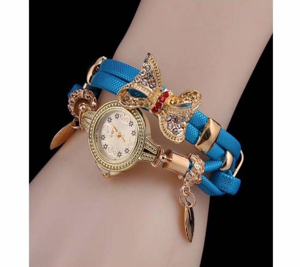 Luxury Butterfly Retro Rhinestone Women Bracelet Watch