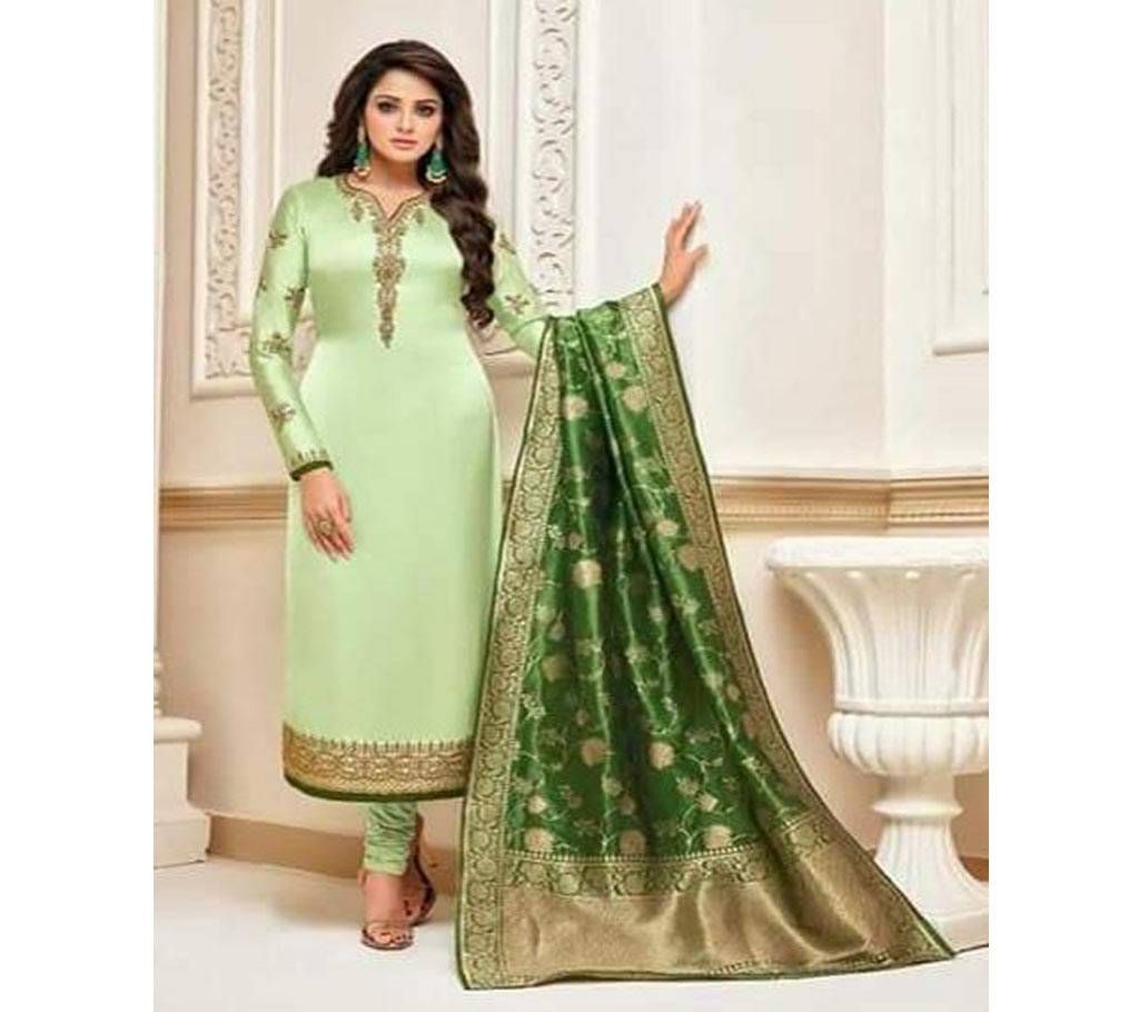 Indian Catalog Unstitched Three Piece - Original