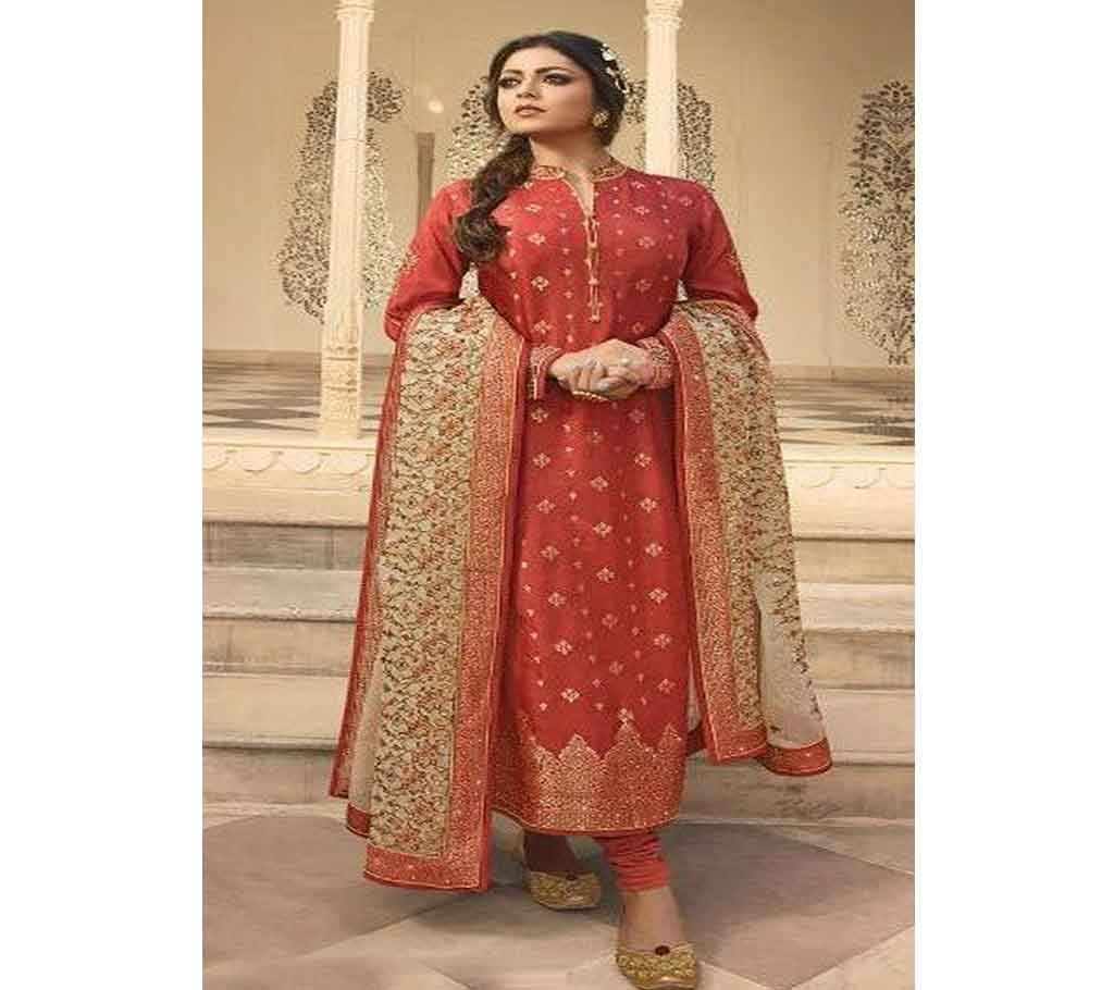 Georgette embroidery work kamiz