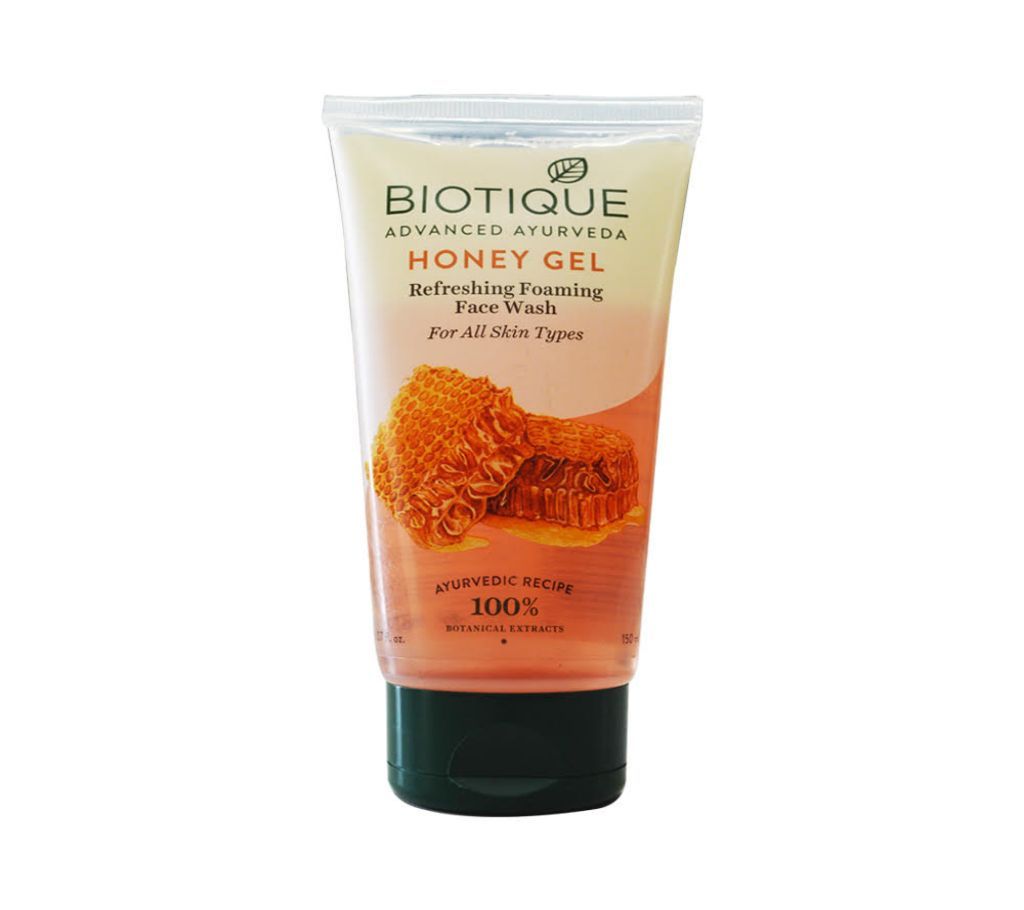 Biotique Bio Honey Gel Refreshing Foaming Face Wash, 150ml, Country of Origin - India.