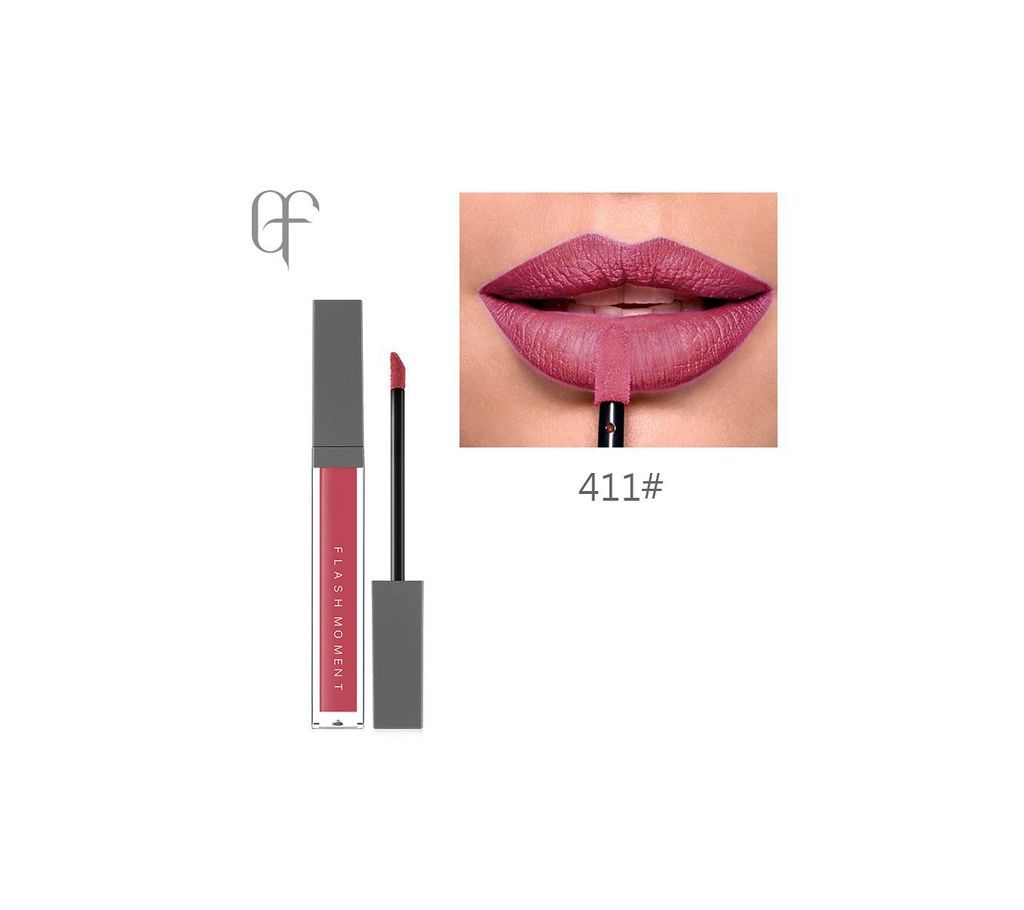 Flash Moment Matte Bright Berry color longlasting lipstick #411