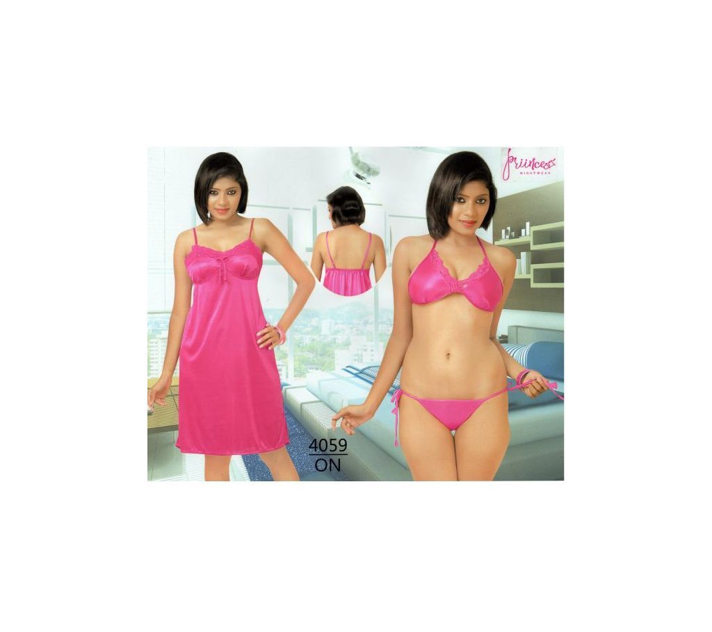 Fashionable Three Part Nighty-4059 ON