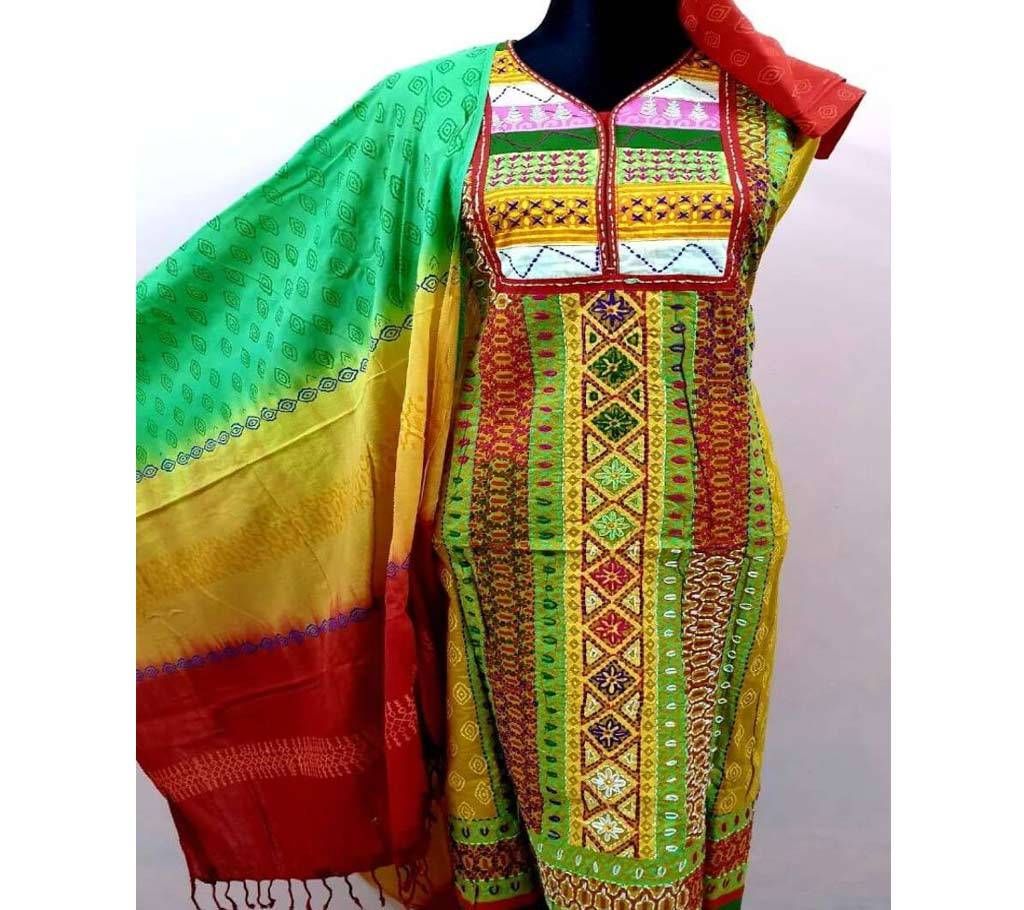 Semi-Stitched Cotton 3 pcs 08