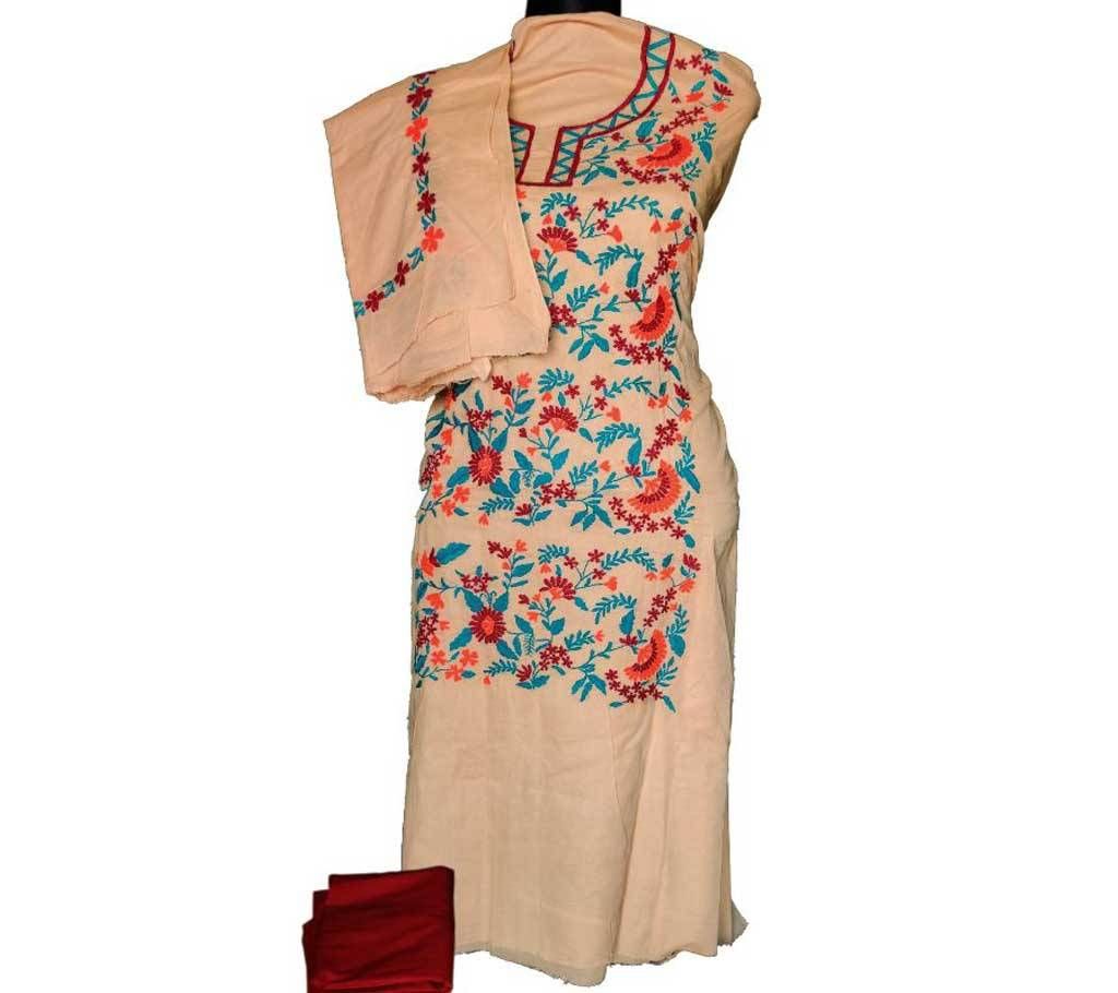 Unstitched Hand Embroidery Dress- Product Code 108