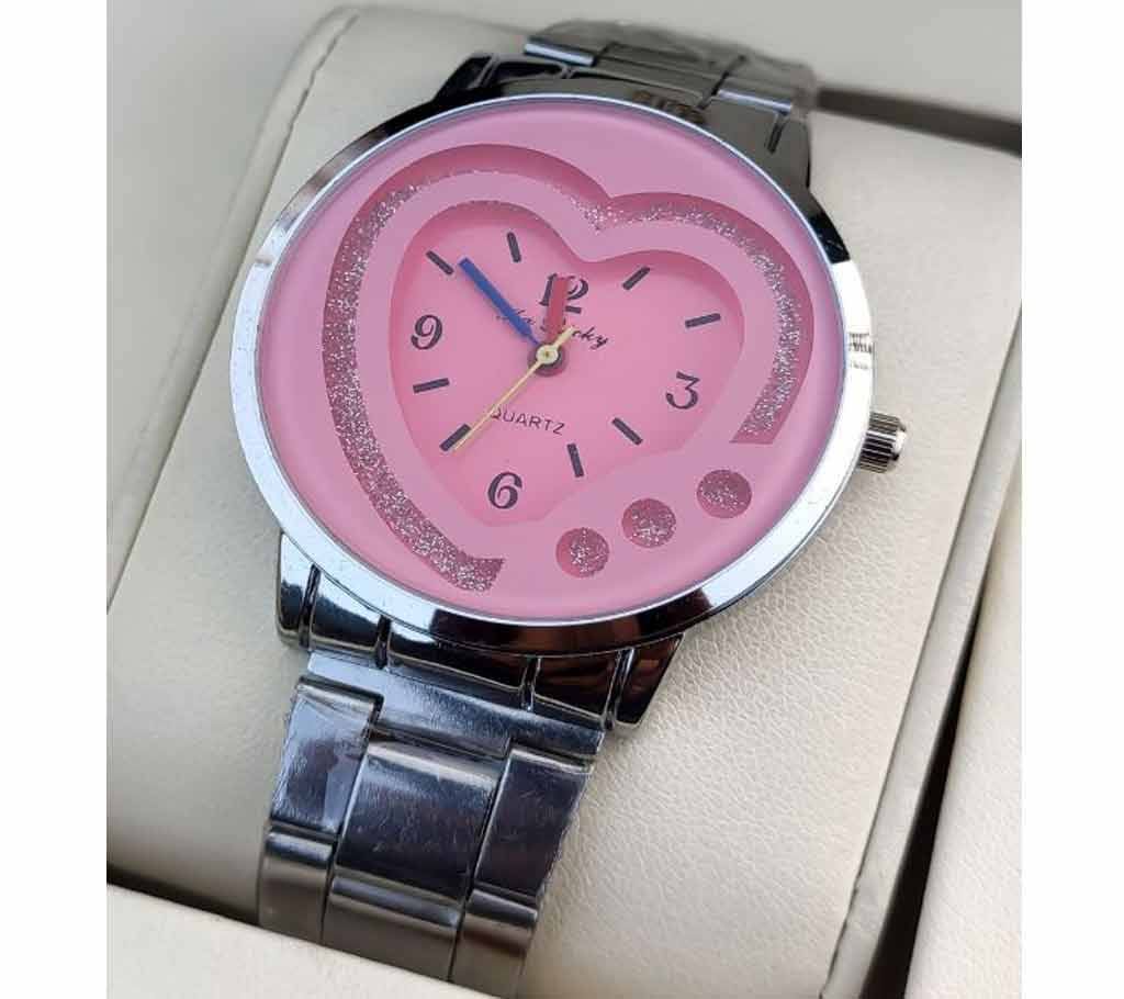 Stainless Still Analog Ladies Wrist Watch06