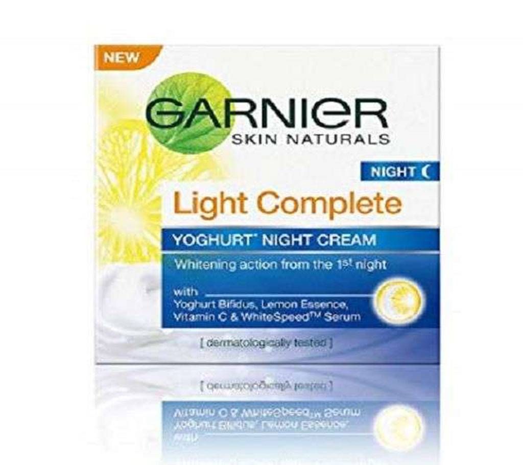 Garnier Light Complete Yoghurt Night Cream 40g