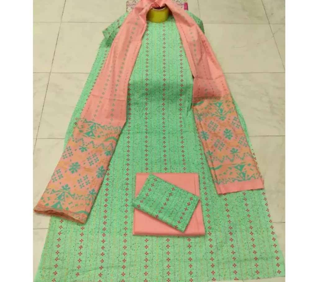 Unstitched Cotton 3Pcs S81