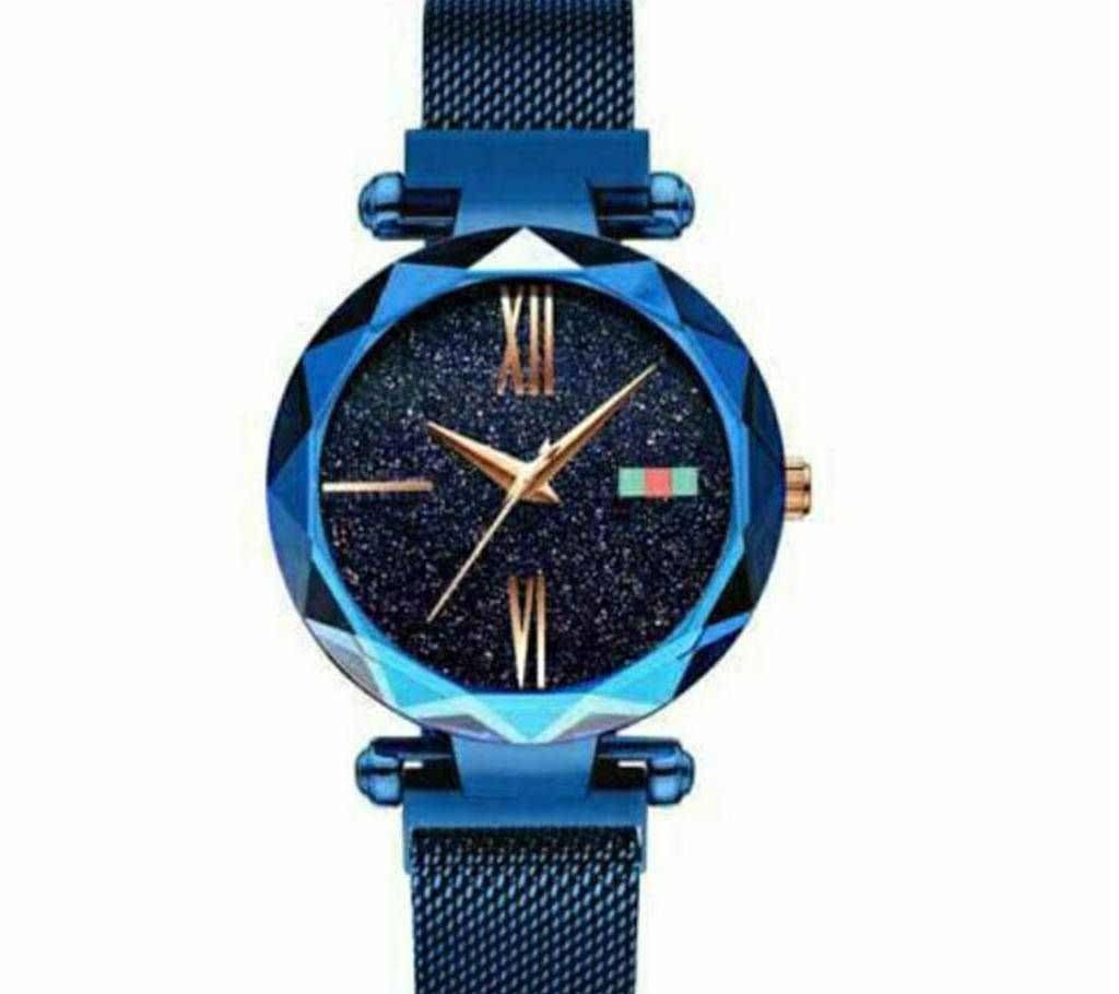 Blue Ladies Magnet Watch