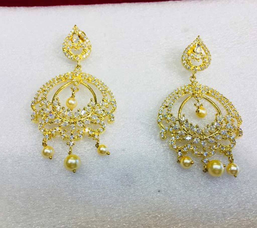 Stone Crafted Earrings 