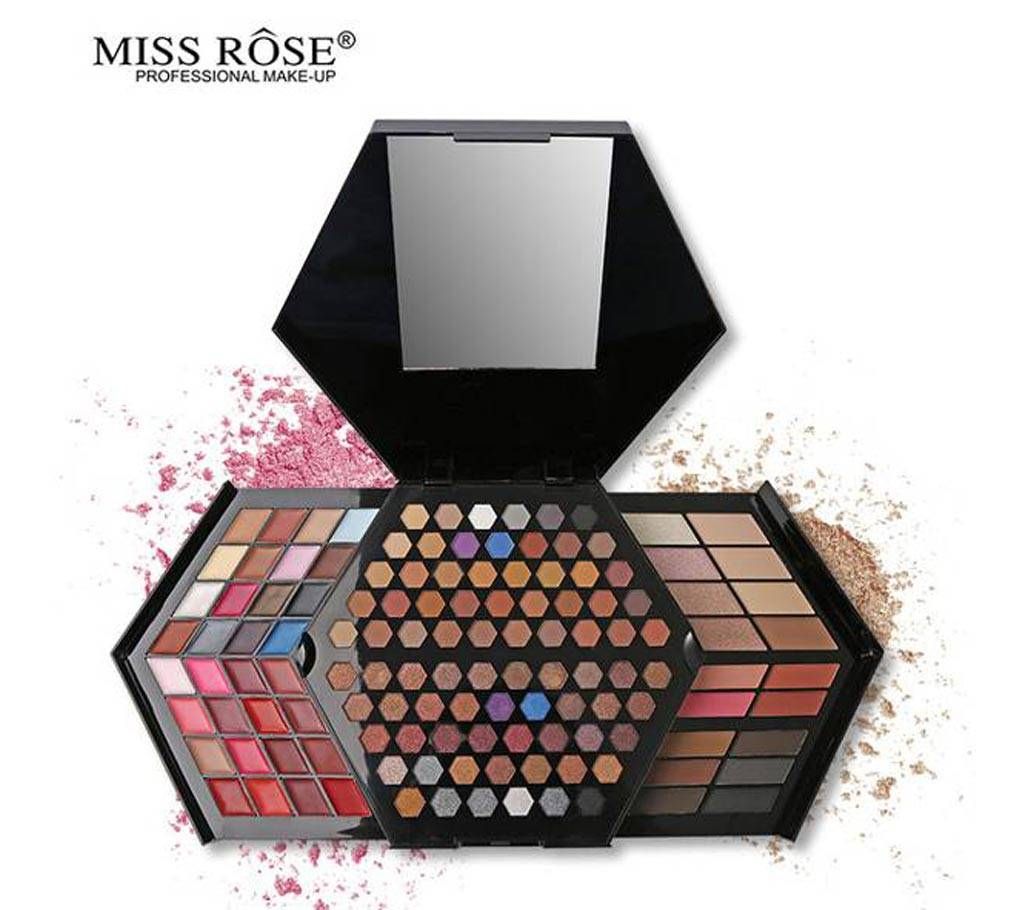 Miss Rose Makeup Kit 180 Colors EyeShadow Blusher