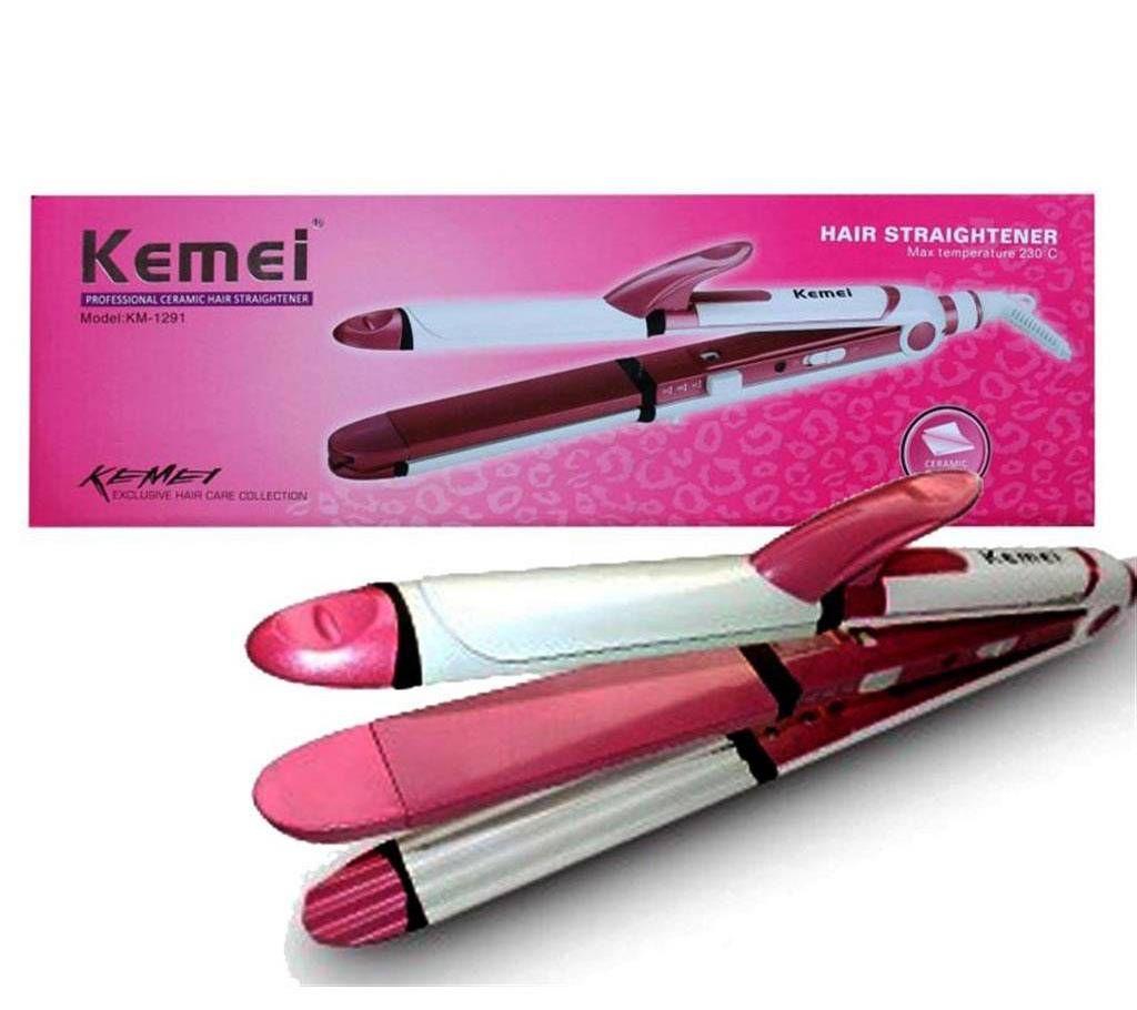 Kemei 3in1 hair straightener