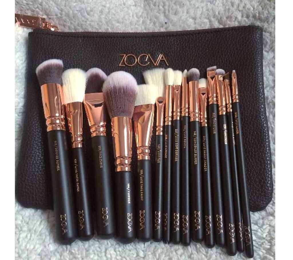 Zoeva Black 15 pcs Brush Set
