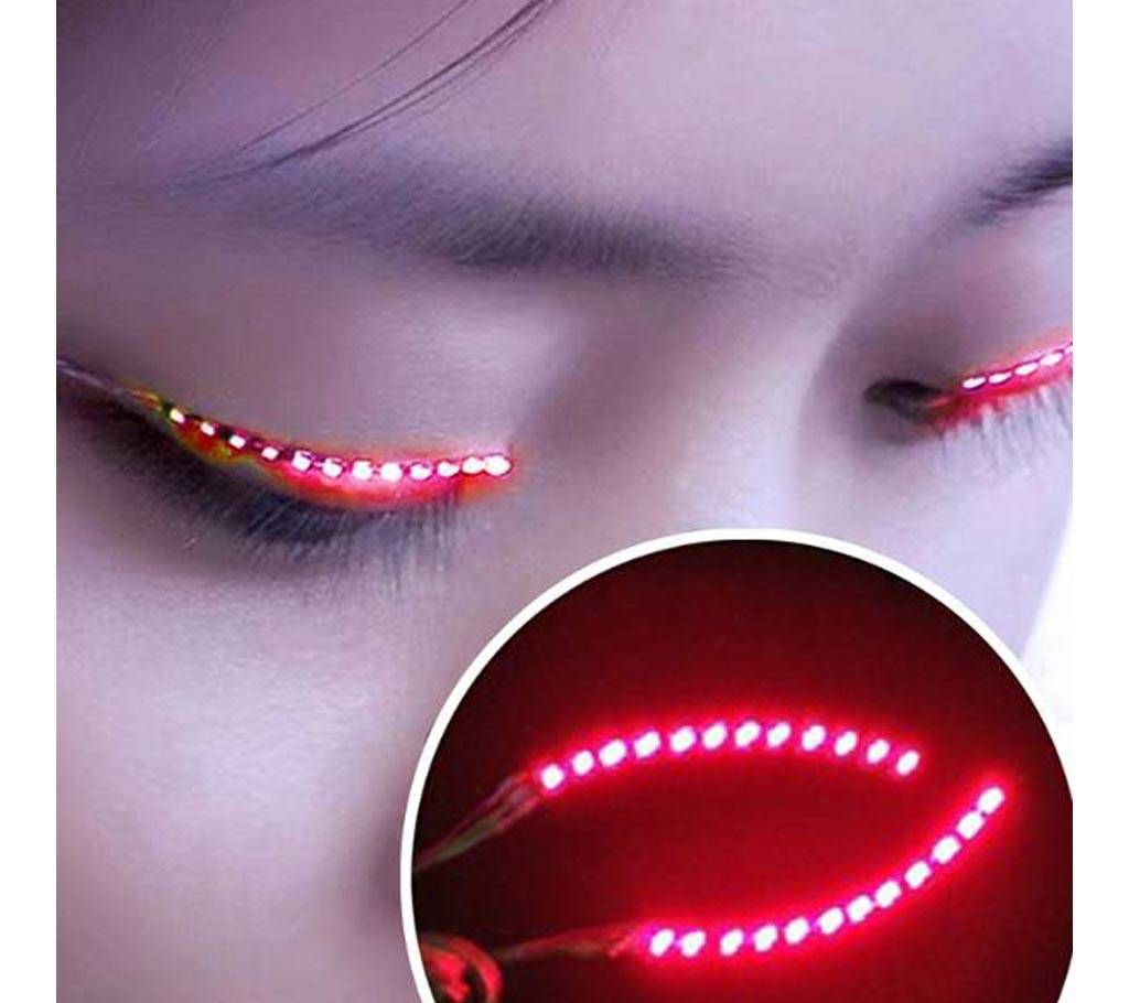 Red LED Eyelashes