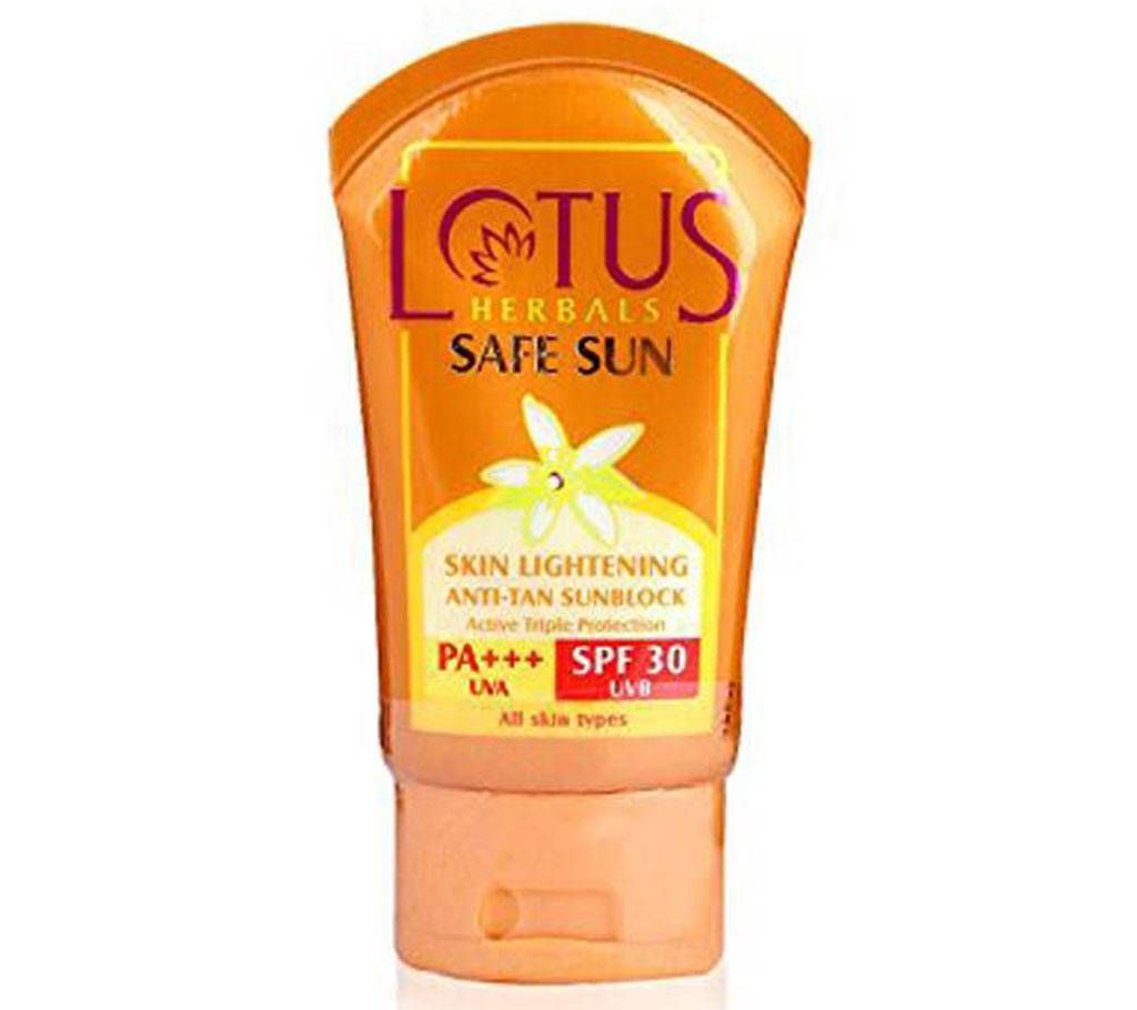 Lotus Herbals Safe Sun Block Cream SPF 30 - 120g (India)