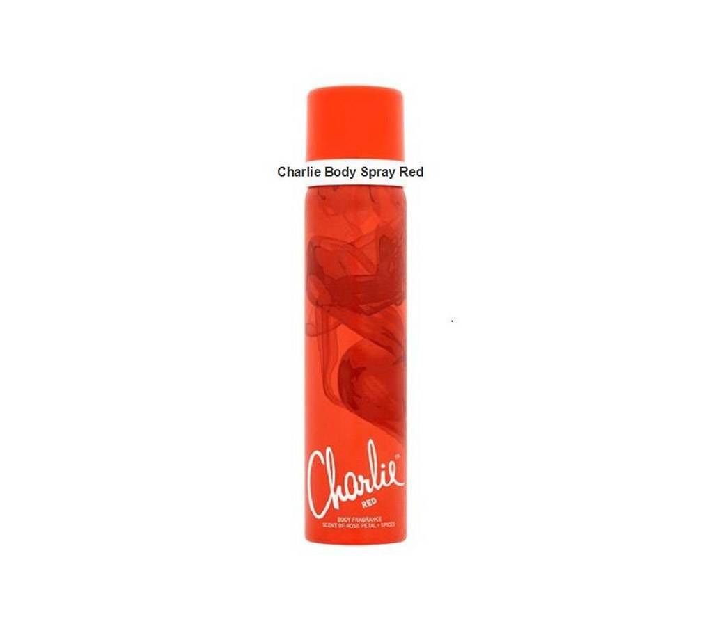 Charlie Body Spray for women Red Italy