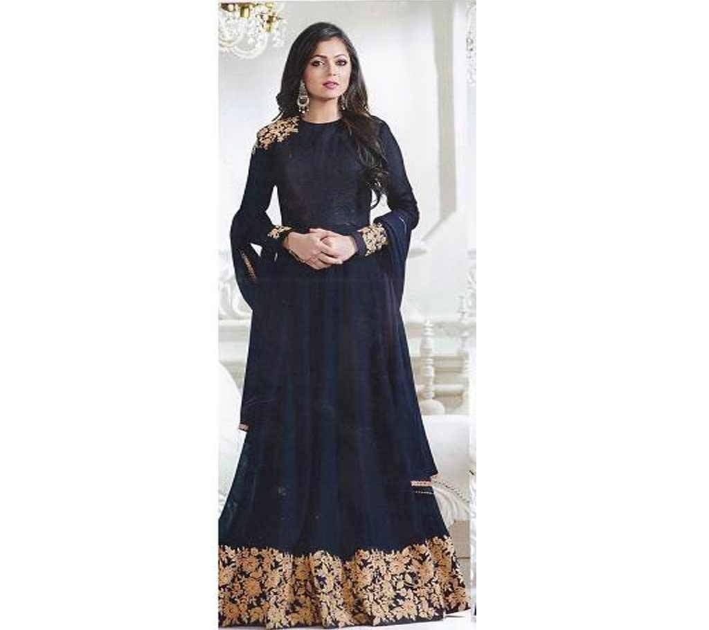 Unstitched Embroidery Georgette Long Dress (Copy)