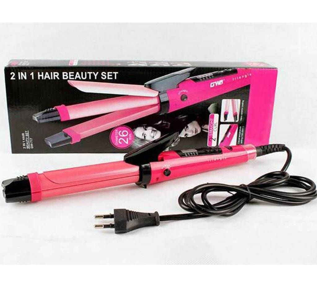 Nova 2 in 1 Hair Straightener Beauty Set intact Box
