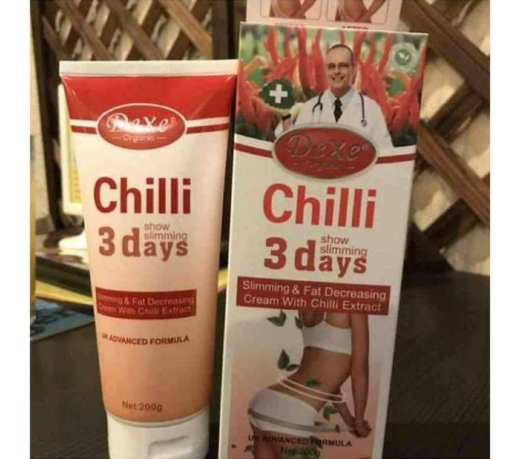 Dexe Organic Chilli 3 days Slimming Cream -200ml UK