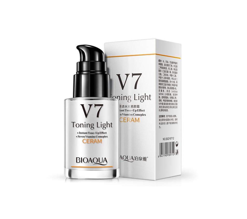 Bioaqua V7 Toning Light Crème 30ml Korea