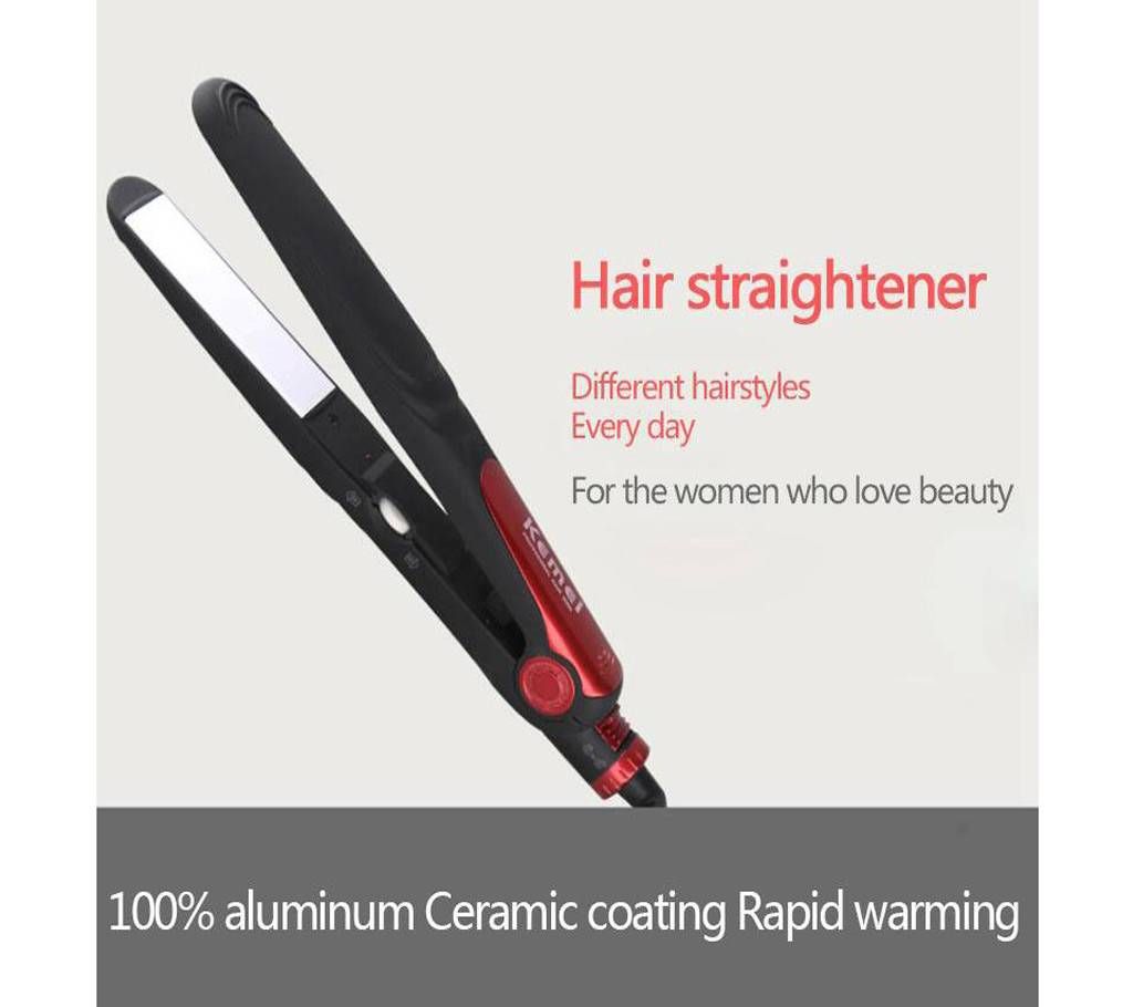 Kemei KM-1278 Tourmaline Ceramic Hair Straightener