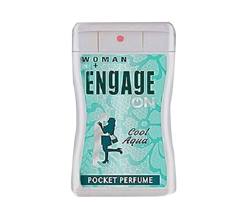 ENGAGE Cool Aqua Pocket Perfume For Women - 18 ml INDIA 
