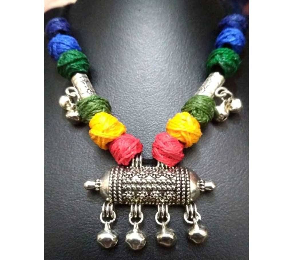 Chokhar Ladies Handicraft Beads Necklace 