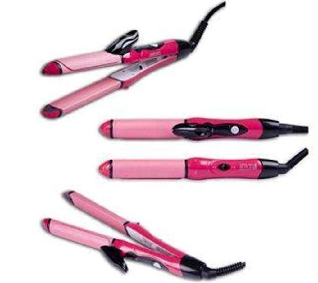 3 in 1 NOVA hair straightening iron 