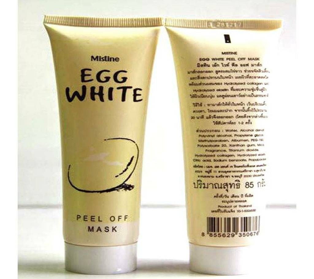 Mistine Egg White Peel Off Mask 85g Thailand