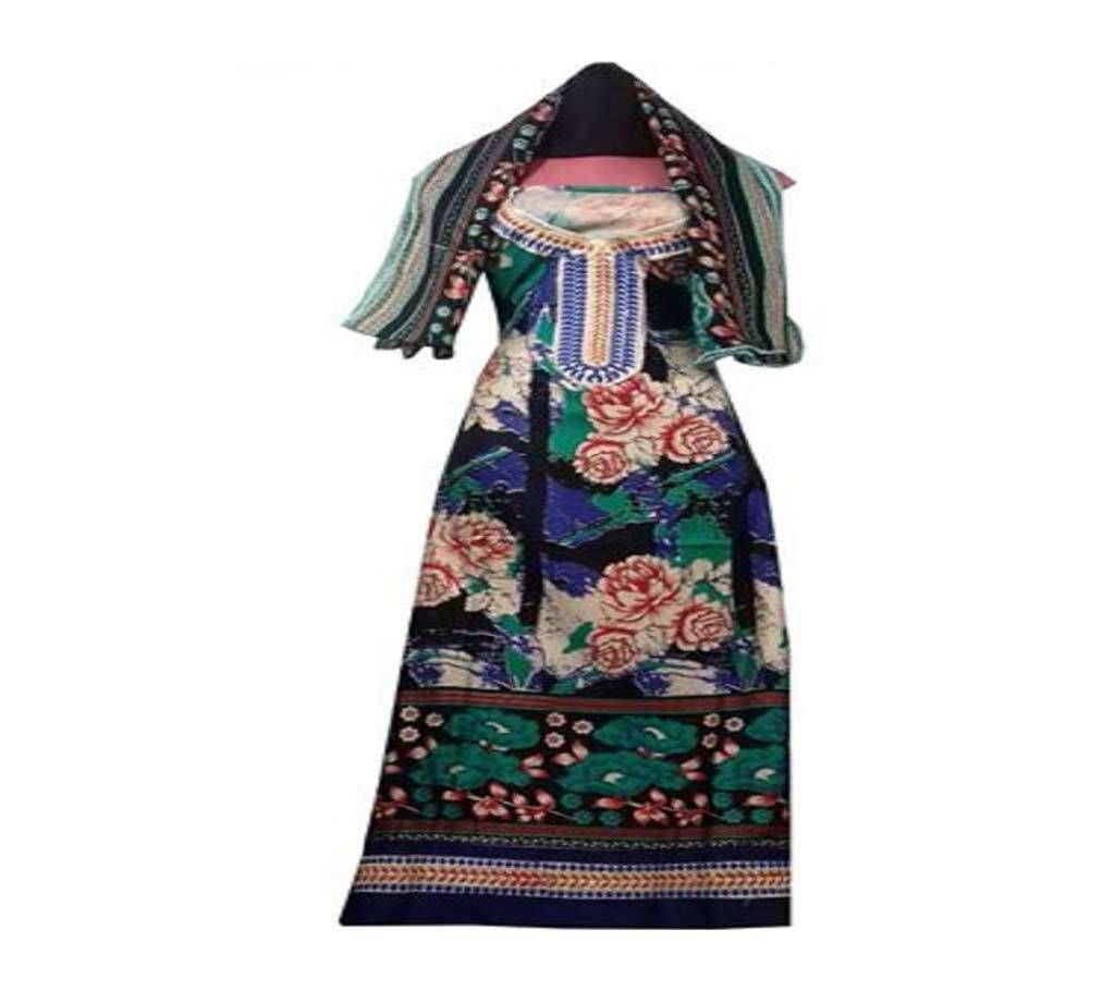 Unstitched two piece dress 
