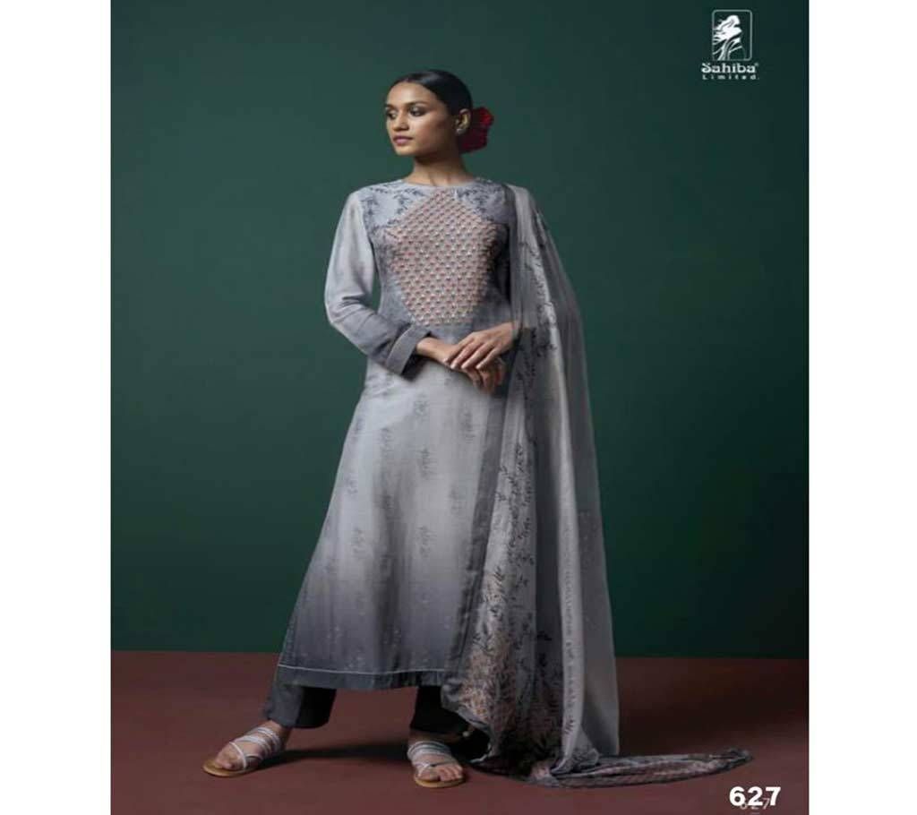Sahiba Pink Mist - 627 Unstitched Muslin Suit