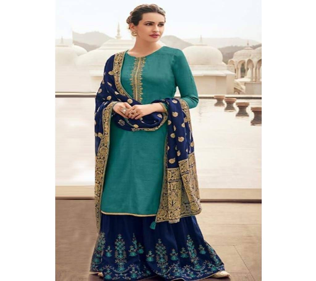 Varsha Maikashi Unstitched Cotton Three Piece (Copy)